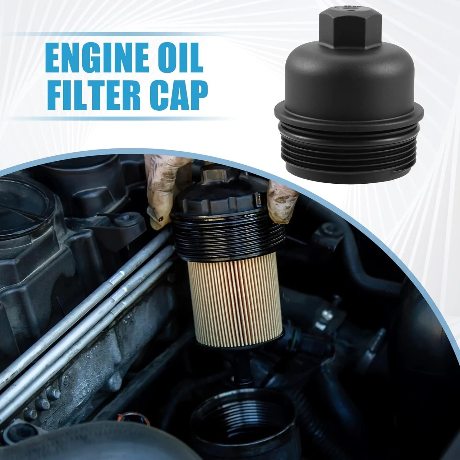 Oil Filter Cover Cap 11428507685 for BMW 118i 120i 125i 218i 220i 225i 320i 330i 420i 425i 430i 525i 530i 630i 730Li 740Le X4 X5
Oil Filter Cover Cap 11428507685 for BMW 118i 120i 125i 218i 220i 225i 320i 330i 420i 425i 430i 525i 530i 630i 730Li 740Le X4 X5