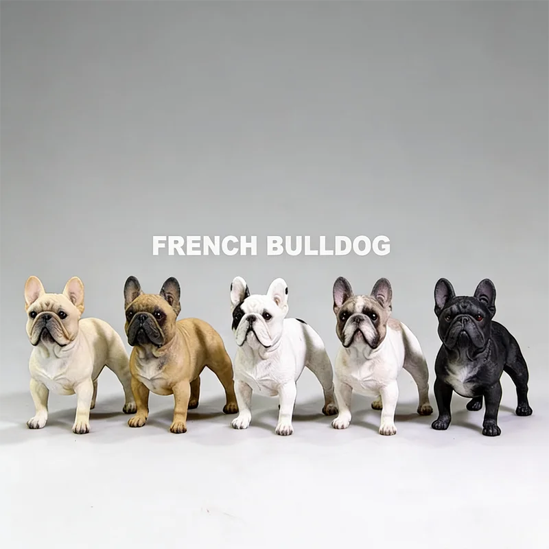 New Standing Posture French Bulldog Resin Material Simulation Animal Model Handmade Toy Car Interior Decoration Ornament Doll
New Standing Posture French Bulldog Resin Material Simulation Animal Model Handmade Toy Car Interior Decoration Ornament Doll