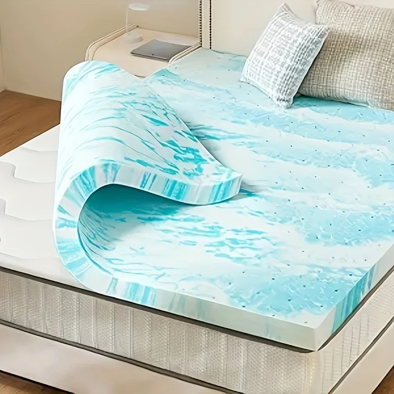 1pc Memory Foam Cooling Gel Vortex Mattress and Ergonomic Foam Neck Pillow Set, Comfortable and Breathable, Spot-Clean, Woven, Non-Waterproof, for Home and Travel Use
1pc Memory Foam Cooling Gel Vortex Mattress and Ergonomic Foam Neck Pillow Set, Comfortable and Breathable, Spot-Clean, Woven, Non-Waterproof, for Home and Travel Use