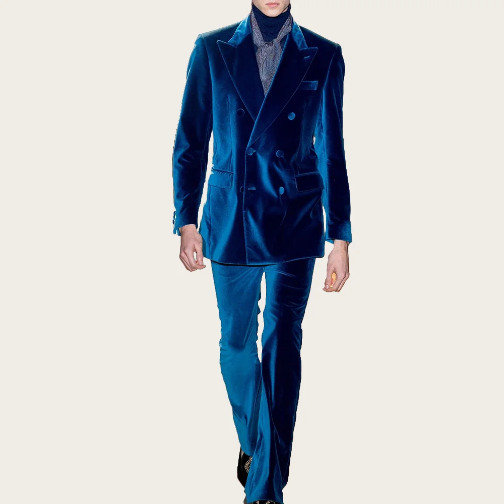 Men's Velvet Suit Man Elegant Suits Tailor-made man Suit Full Clothing Man Mens 2 Piece Outfit costume homme Male Wedding
Men's Velvet Suit Man Elegant Suits Tailor-made man Suit Full Clothing Man Mens 2 Piece Outfit costume homme Male Wedding