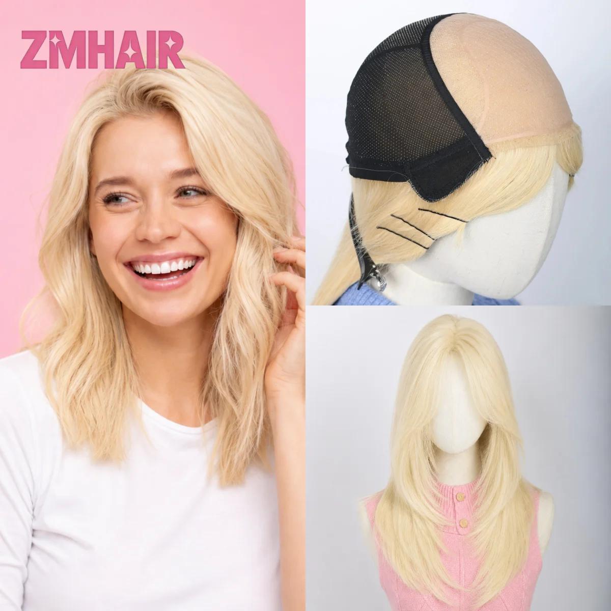 18 Inch #613 Light Blonde Silk Base Wigs for Women Real Remy Human Hair Wig with Baby Hair Summer Breathable Natural Scalp
18 Inch #613 Light Blonde Silk Base Wigs for Women Real Remy Human Hair Wig with Baby Hair Summer Breathable Natural Scalp