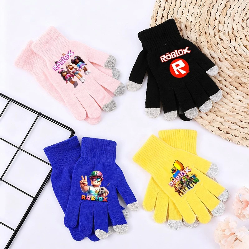 ROBLOX Boy Girl Knitted Gloves Cartoon Anime Plush Mittens Autumn Winter Warm Touch Screen Gloves Birthday Xmas Gift Mitts
ROBLOX Boy Girl Knitted Gloves Cartoon Anime Plush Mittens Autumn Winter Warm Touch Screen Gloves Birthday Xmas Gift Mitts