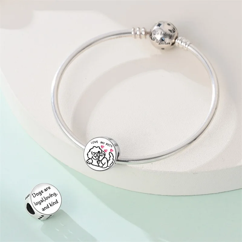 New Style 925 Sterling Silver Little Dog Charms Beads Fit 3mm Original Bracelet DIY Women Exquisite Birthday Party Jewelry Gifts
New Style 925 Sterling Silver Little Dog Charms Beads Fit 3mm Original Bracelet DIY Women Exquisite Birthday Party Jewelry Gifts