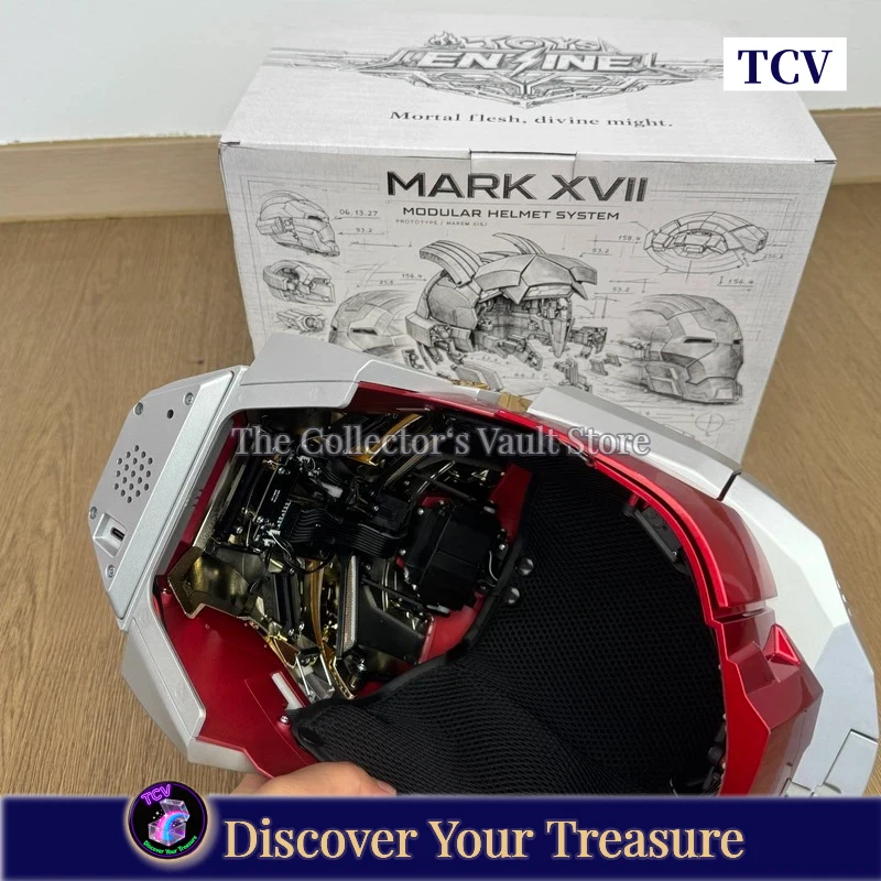 MK17 Iron Man Helmet Upgrade Bluetooth Speaker Wearable Transform with Jarvis Voice Control LED Light Water Mist Box Type C
MK17 Iron Man Helmet Upgrade Bluetooth Speaker Wearable Transform with Jarvis Voice Control LED Light Water Mist Box Type C