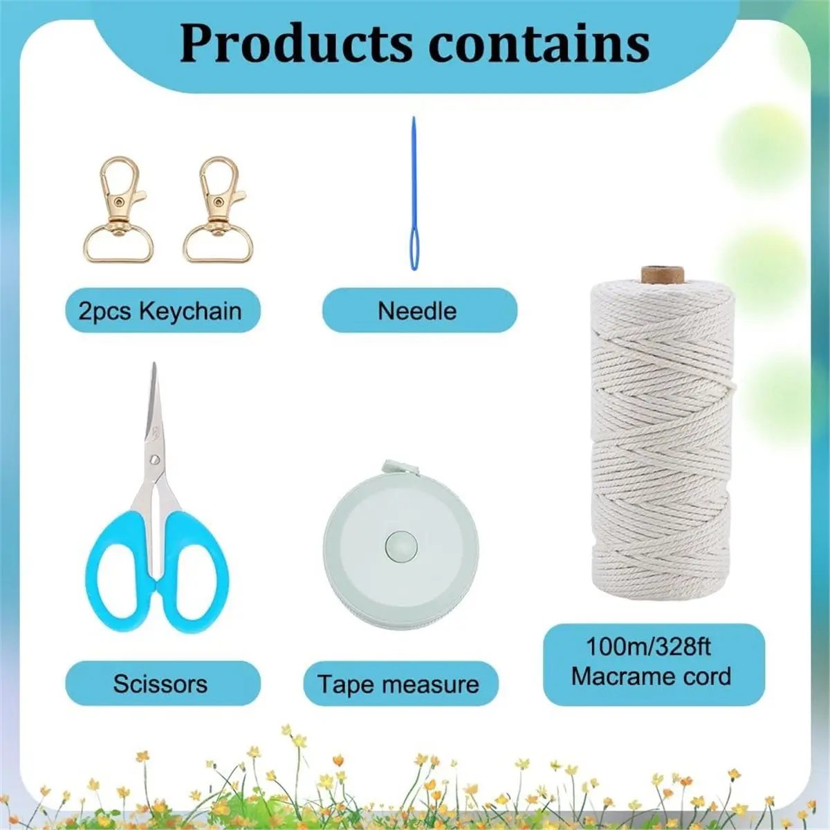 【BAAQ】 Набор сумок для макраме «сделай сам», набор для изготовления сумок через плечо с кисточками, набор сумок для мобильного телефона «сделай сам», шнур для макраме 3 мм и инструменты
【BAAQ】 Набор сумок для макраме «сделай сам», набор для изготовления сумок через плечо с кисточками, набор сумок для мобильного телефона «сделай сам», шнур для макраме 3 мм и инструменты