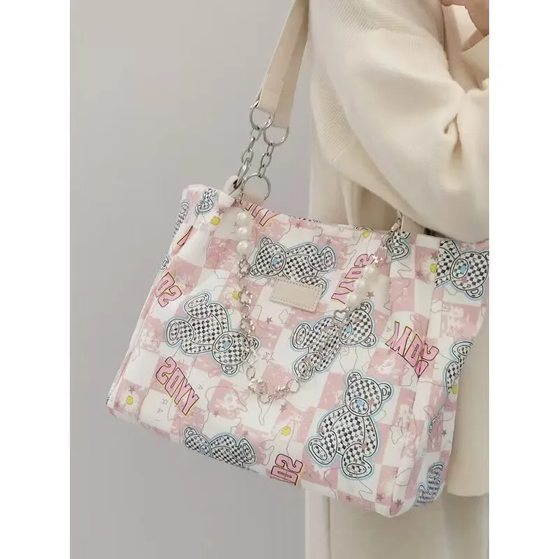 Women's Hand Bags Shoulder Bag Oxford Wallet Portable Tote Handbags Fashion Small Square Bag Casual Top-Handle Bags
Women's Hand Bags Shoulder Bag Oxford Wallet Portable Tote Handbags Fashion Small Square Bag Casual Top-Handle Bags