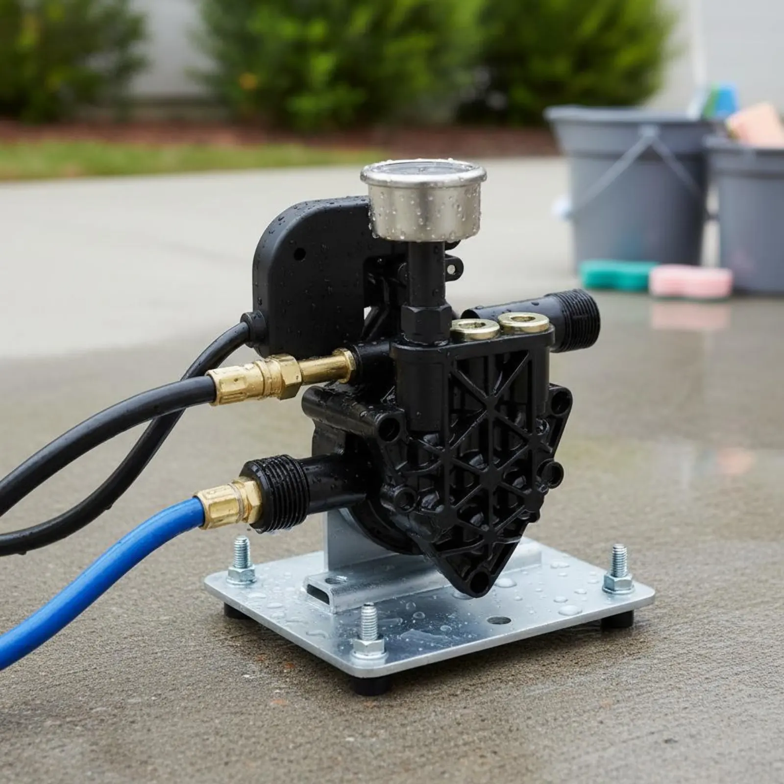 High Pressure Washer Pump Head Home Use High Pressure Pump Head Equipment Part Exact Fit Heavy Duty for DIY Repair Users
High Pressure Washer Pump Head Home Use High Pressure Pump Head Equipment Part Exact Fit Heavy Duty for DIY Repair Users
