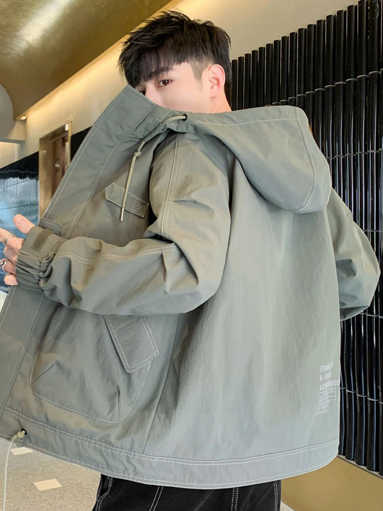 Trendy Men's Workwear Jaet Autumn Winter Loose Versatile Clothes Faion Brand Hooded Windbreaker Youth Long Sve
Trendy Men's Workwear Jaet Autumn Winter Loose Versatile Clothes Faion Brand Hooded Windbreaker Youth Long Sve