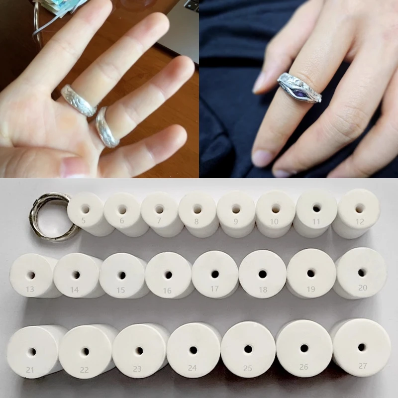 5-27 Harbor Degree 25mm Height Gold/Silver Ring-specific Ceramic Core DIY Creative Design Couple Rings Making Auxiliary Tools
5-27 Harbor Degree 25mm Height Gold/Silver Ring-specific Ceramic Core DIY Creative Design Couple Rings Making Auxiliary Tools