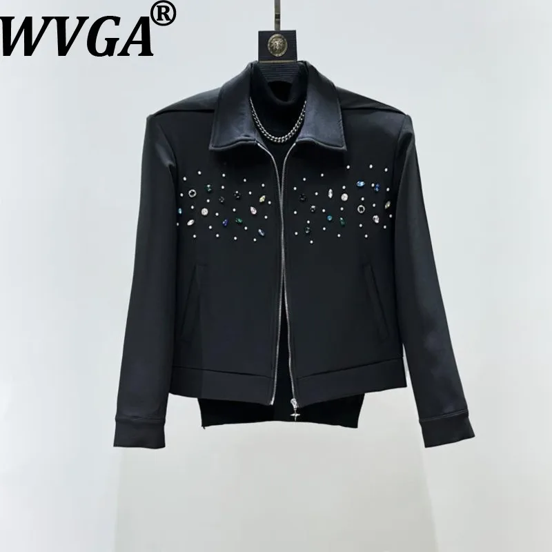WVGA Spring Autumn New Men Tide Original Design Diamond Stylish Short Jacket Niche Chic Casual Flared Straight Pants Sets W16809
WVGA Spring Autumn New Men Tide Original Design Diamond Stylish Short Jacket Niche Chic Casual Flared Straight Pants Sets W16809