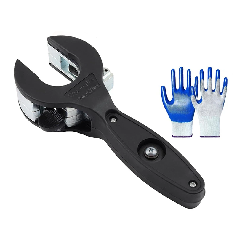 Y50A-Ratcheting Tubing Cutter, 2 In 1 Close Quarters Tube Compact Cutter, Ratcheting PVC Cutter, Tubing Cutter 1/4In To 7/8In
Y50A-Ratcheting Tubing Cutter, 2 In 1 Close Quarters Tube Compact Cutter, Ratcheting PVC Cutter, Tubing Cutter 1/4In To 7/8In