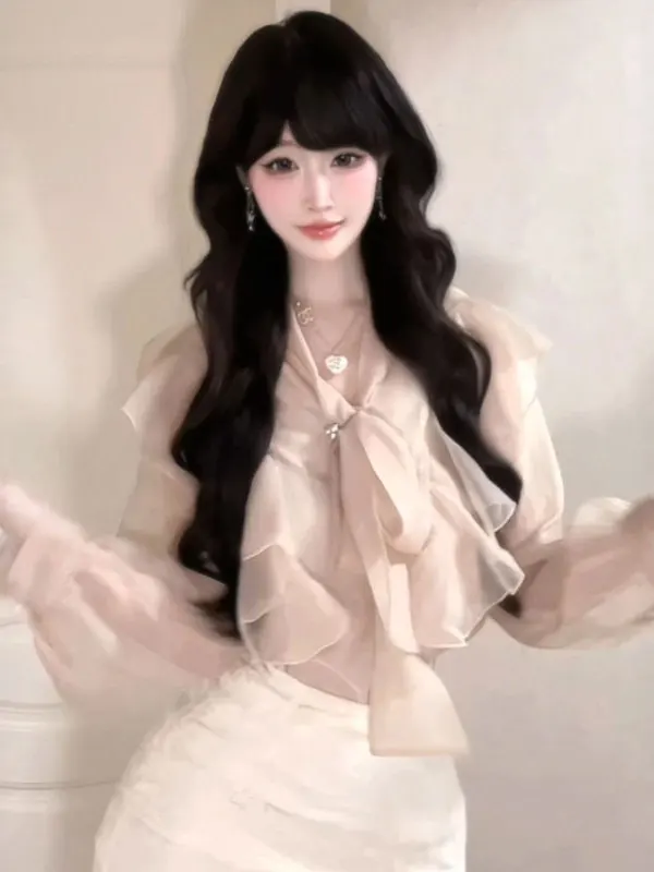 Unique Beautiful Sweet Shirt Skirt Set Youthful Ootd Spring Collection Comfortable High Waist Short Sleeve V Neck Cotton Blend
Unique Beautiful Sweet Shirt Skirt Set Youthful Ootd Spring Collection Comfortable High Waist Short Sleeve V Neck Cotton Blend