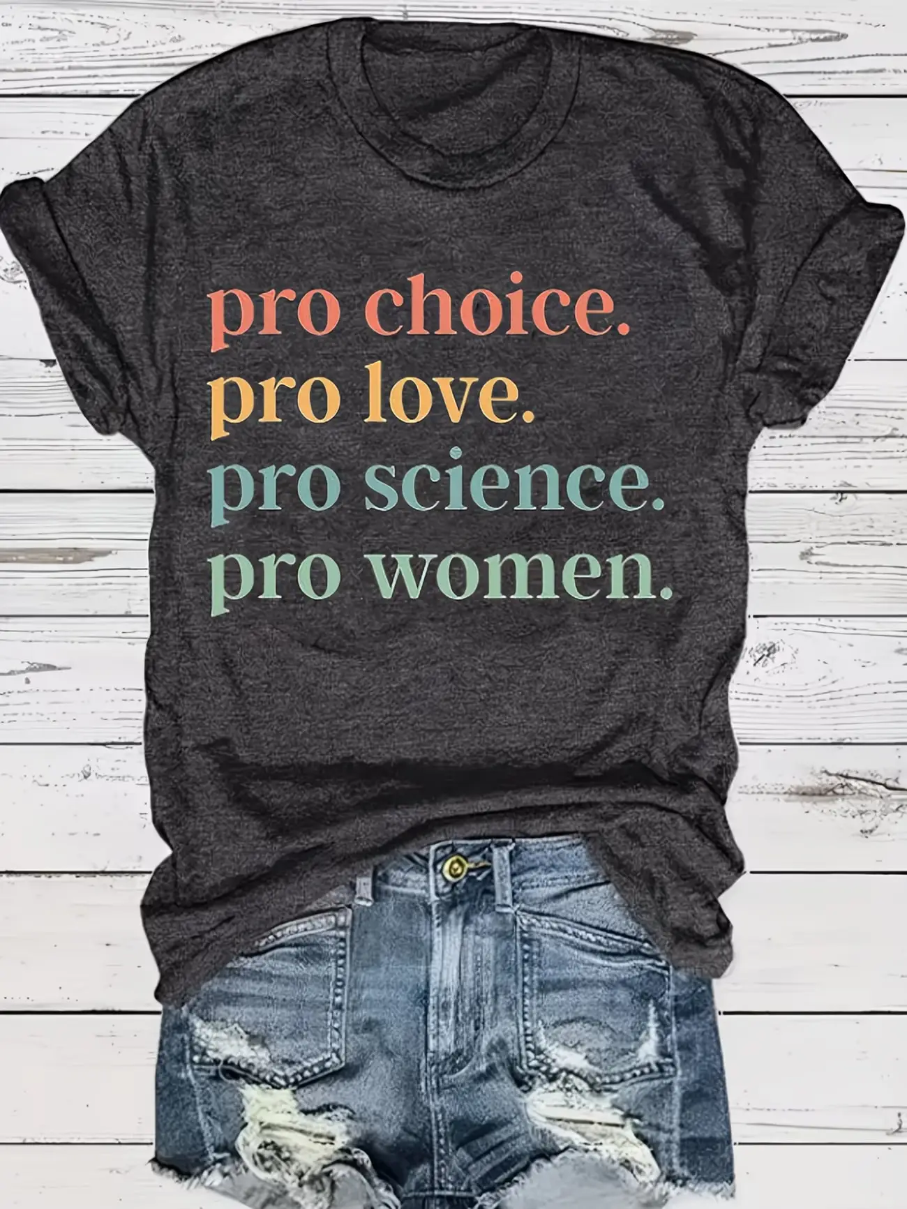 Plus Size Women's Short Sleeve T-Shirt Pro Choice Pro Love Pro Science Pro Women soft and comfortable fabric summer outfits
Plus Size Women's Short Sleeve T-Shirt Pro Choice Pro Love Pro Science Pro Women soft and comfortable fabric summer outfits