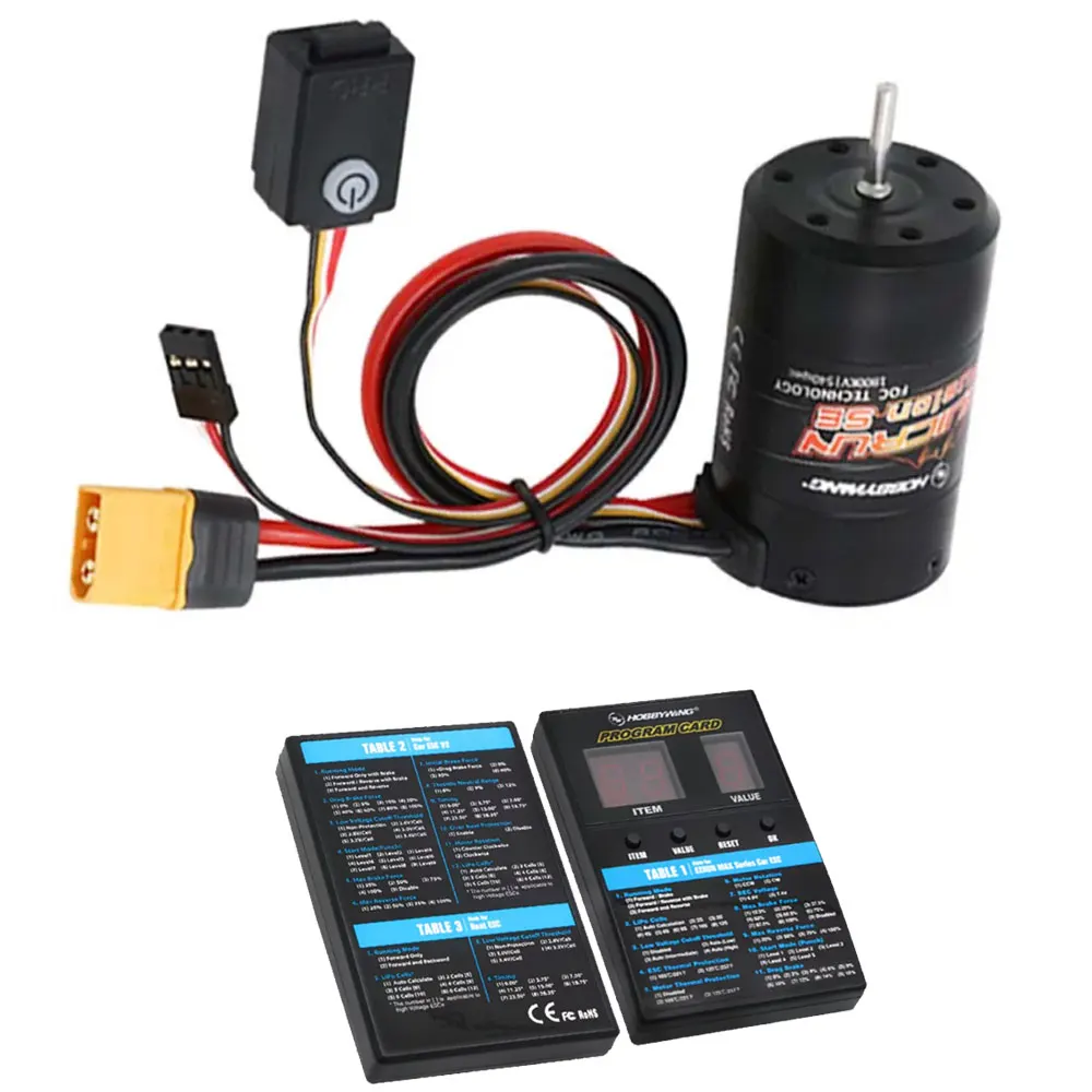 Бесщеточный двигатель Hobbywing QuicRun Fusion SE 2-в-1 1200KV/1800KV с регулятором скорости 40A, водонепроницаемый, для радиоуправляемых машин 1/10
Бесщеточный двигатель Hobbywing QuicRun Fusion SE 2-в-1 1200KV/1800KV с регулятором скорости 40A, водонепроницаемый, для радиоуправляемых машин 1/10