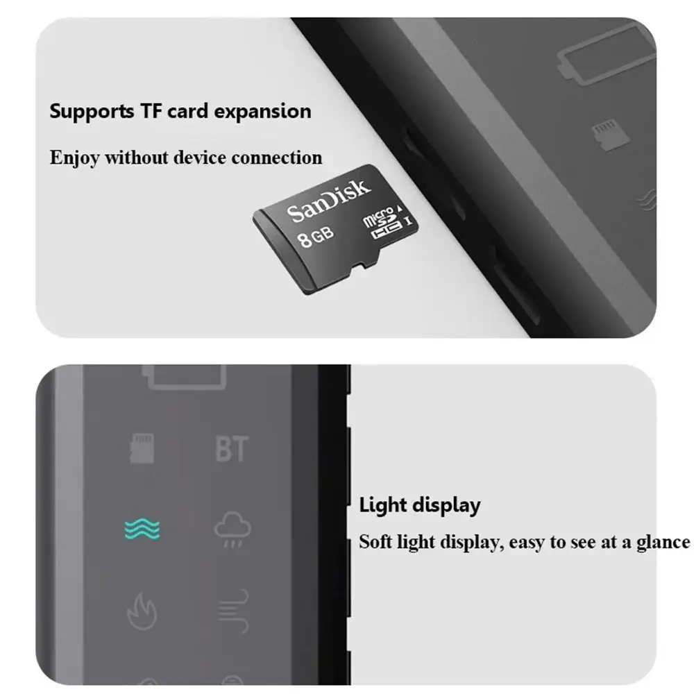 Sleep Aid White Noise Bluetooth Speaker Support TF Card Timing off Wireless Stereo Sleep Sound Box Portable LED Display
Sleep Aid White Noise Bluetooth Speaker Support TF Card Timing off Wireless Stereo Sleep Sound Box Portable LED Display