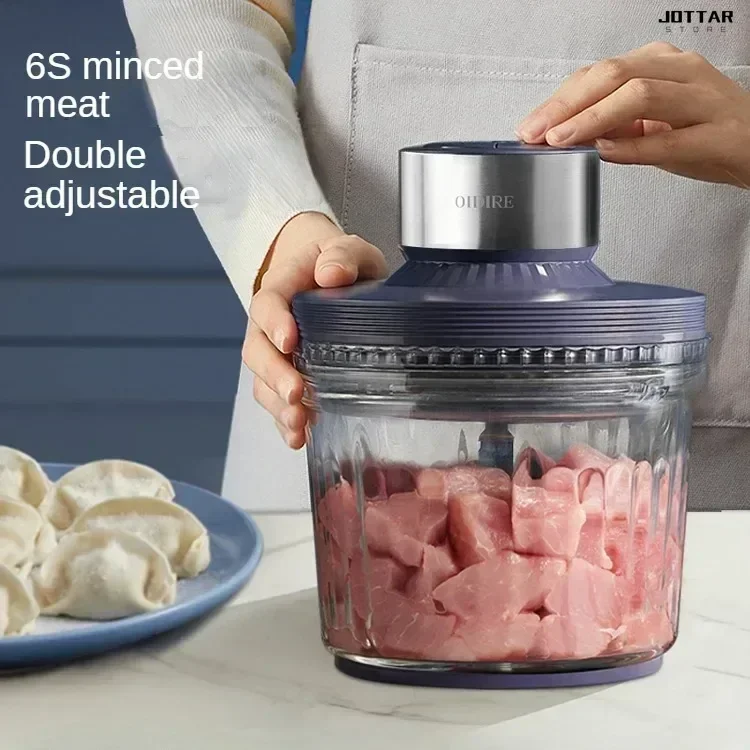 Home use electric meat grinder. Small. New. Multifunctional. Fully automatic. Meat mincer artifact. For stirring and cooking.
Home use electric meat grinder. Small. New. Multifunctional. Fully automatic. Meat mincer artifact. For stirring and cooking.