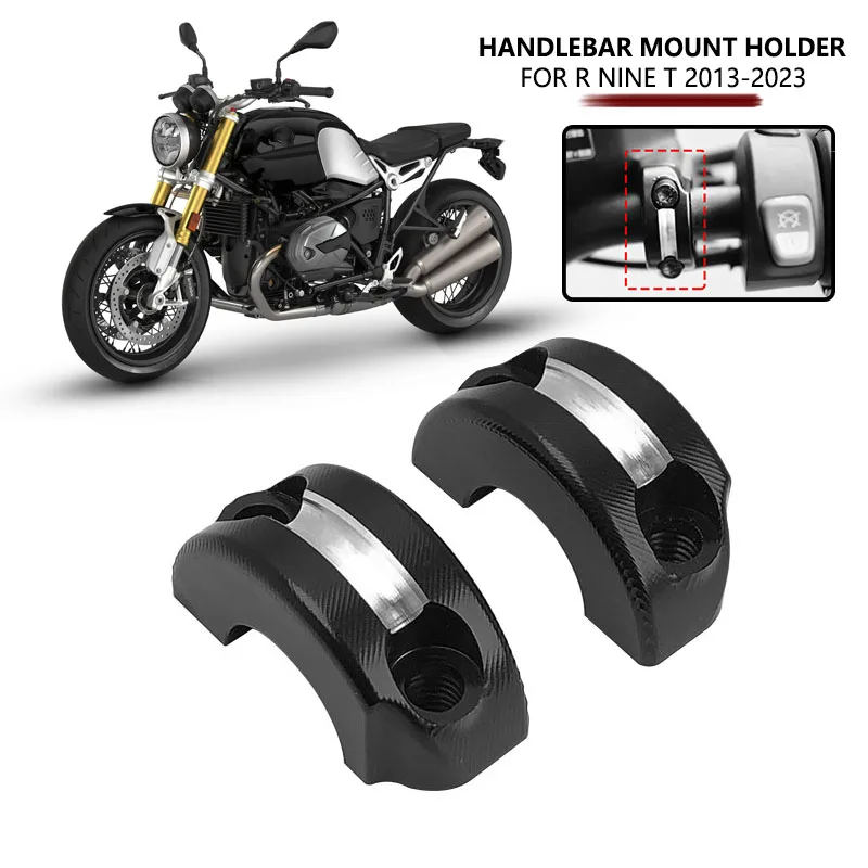 R NINE T Handlebar Adapter Clamp Cover Rearview Mirror Handlebar Mount Holder For BMW RNINET RNINE T 2013-2023 2020 2021 2022
R NINE T Handlebar Adapter Clamp Cover Rearview Mirror Handlebar Mount Holder For BMW RNINET RNINE T 2013-2023 2020 2021 2022