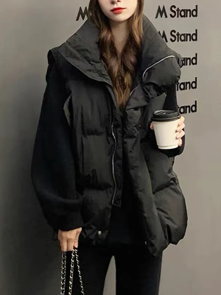 Pink Women's Winter Outerwear Vest Loose down Jaet Svel Cotton Coat Casual Commute Sle High Collar Zipper Closure
Pink Women's Winter Outerwear Vest Loose down Jaet Svel Cotton Coat Casual Commute Sle High Collar Zipper Closure