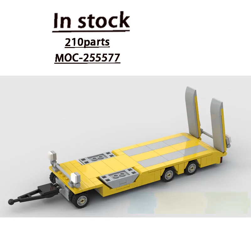MOC-255577 New Classic Small Three-Axle Low-Load Trailer Building Block Model 210 Parts Boys Children's Birthday Toy Gift
MOC-255577 New Classic Small Three-Axle Low-Load Trailer Building Block Model 210 Parts Boys Children's Birthday Toy Gift