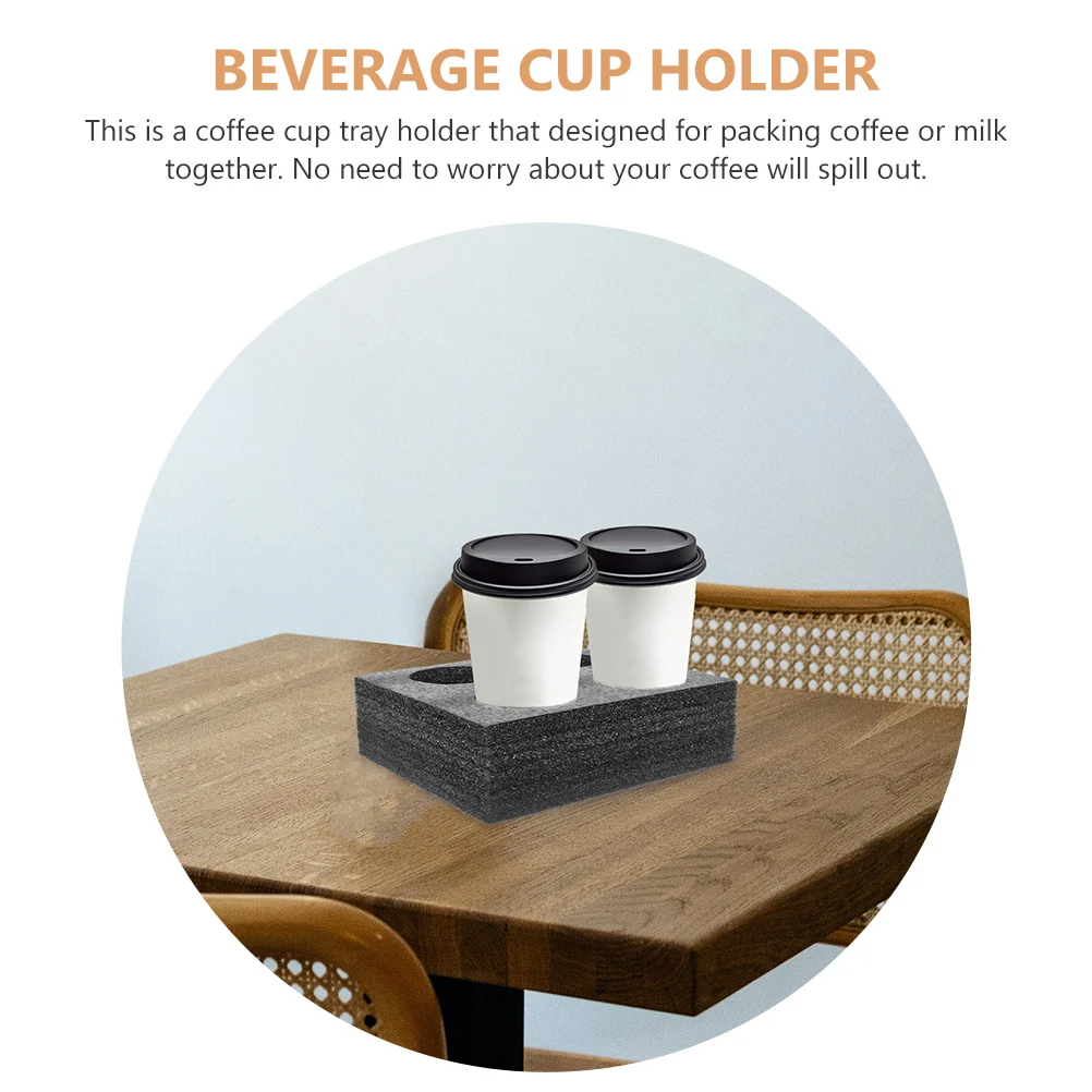 2 Pcs Cup Holder Coffee Cups Drink Carrier for Delivery Tea Holders Trays Carriers Drinks Pearl Cotton Take Out
2 Pcs Cup Holder Coffee Cups Drink Carrier for Delivery Tea Holders Trays Carriers Drinks Pearl Cotton Take Out