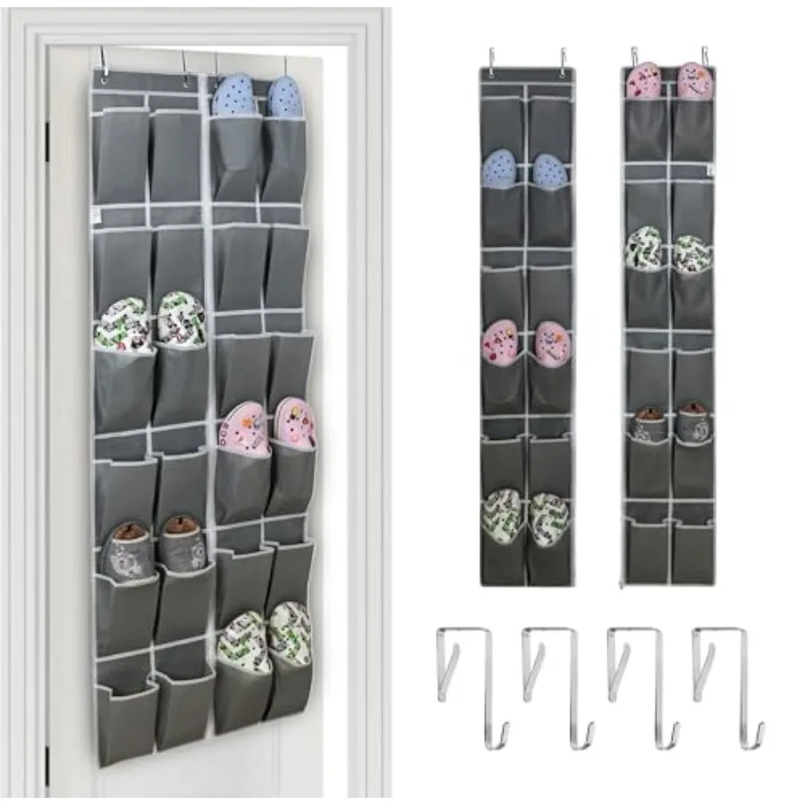 Shoe Organizer 24 Large Pockets Over the Door Shoe Organizer Nonwoven fabric Hanging Shoe Organizer Shoe Rack for Door 1 Split
Shoe Organizer 24 Large Pockets Over the Door Shoe Organizer Nonwoven fabric Hanging Shoe Organizer Shoe Rack for Door 1 Split