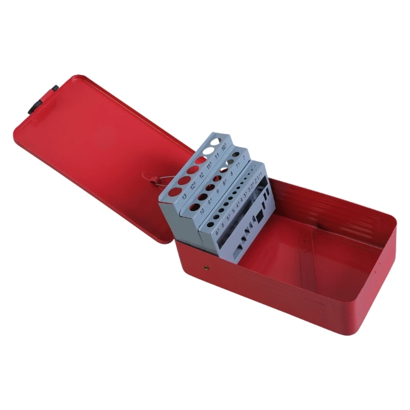 M4YC Empty Drill Bit Case with Indexed Slots Small Drill Bit Storage Box Easy Carry for Quick Access & Accurate Selection
M4YC Empty Drill Bit Case with Indexed Slots Small Drill Bit Storage Box Easy Carry for Quick Access & Accurate Selection