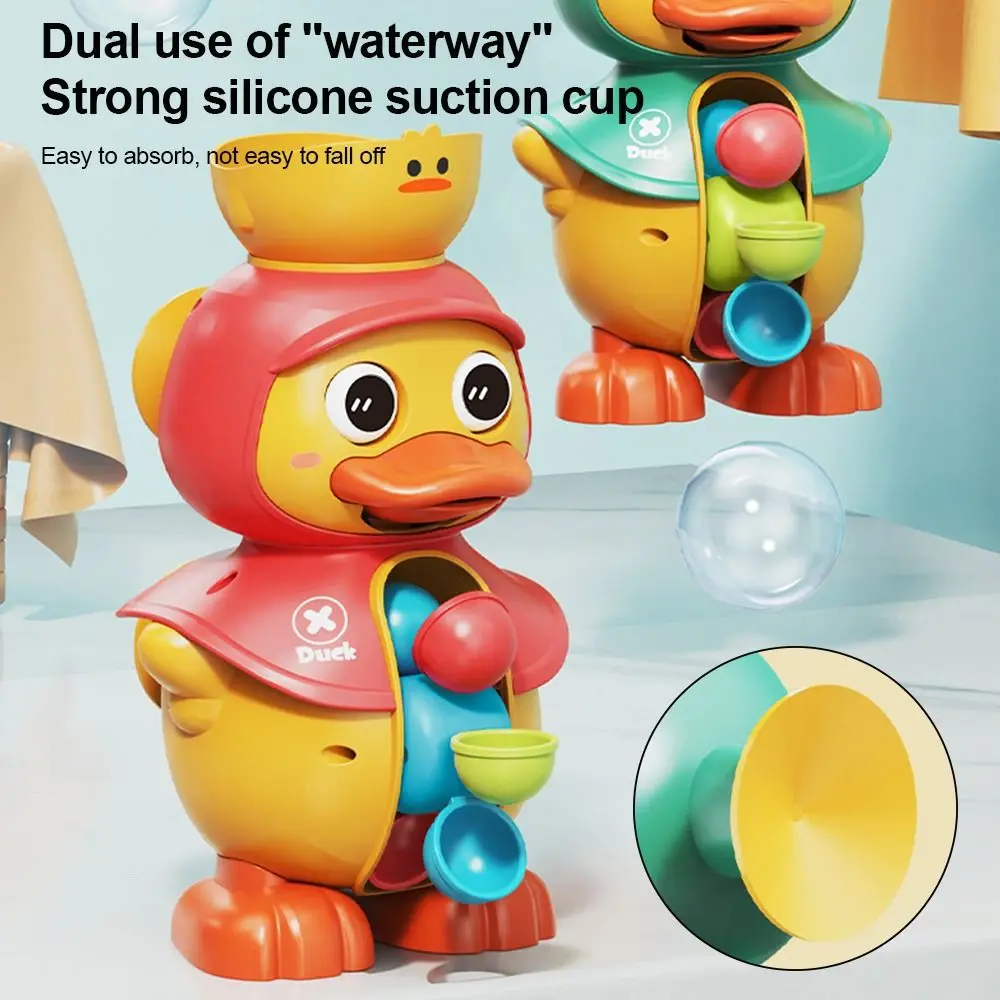 Cartoon Duck Waterwheel Toy Squirts Water Suction Cup Base Rotating Water Wheels Big Eyes Kids Shower Toys for Bath Time
Cartoon Duck Waterwheel Toy Squirts Water Suction Cup Base Rotating Water Wheels Big Eyes Kids Shower Toys for Bath Time