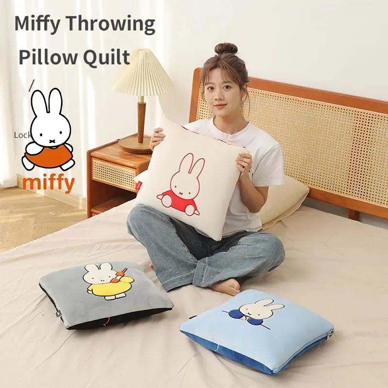 Подушка Miffy, рабочее одеяло с кондиционером, милое удобное многофункциональное удобное плюшевое портативное спальное одеяло с героями мультфильмов
Подушка Miffy, рабочее одеяло с кондиционером, милое удобное многофункциональное удобное плюшевое портативное спальное одеяло с героями мультфильмов