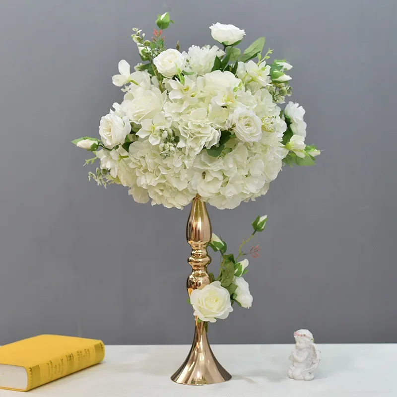 Silk Flower Ball Artificial Wedding Decoration Table Centerpiece Candlestick Home Decor Christmas Decorative Accessory
Silk Flower Ball Artificial Wedding Decoration Table Centerpiece Candlestick Home Decor Christmas Decorative Accessory