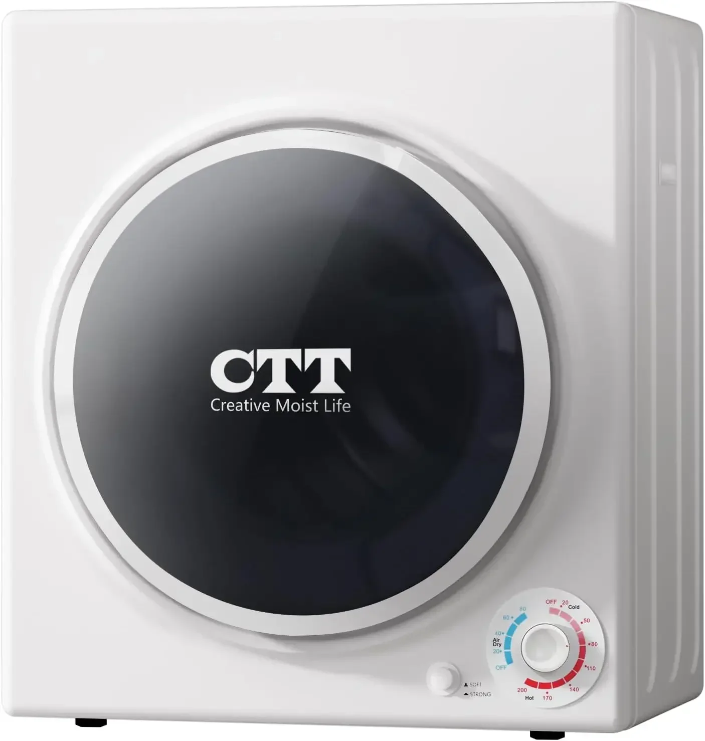 Compact Dryer for Laundry 1500 Watts, 3.5 cu. ft. Electric Clothes Dryer with Stainless Steel Tub, Control Panel Downside Easy
Compact Dryer for Laundry 1500 Watts, 3.5 cu. ft. Electric Clothes Dryer with Stainless Steel Tub, Control Panel Downside Easy