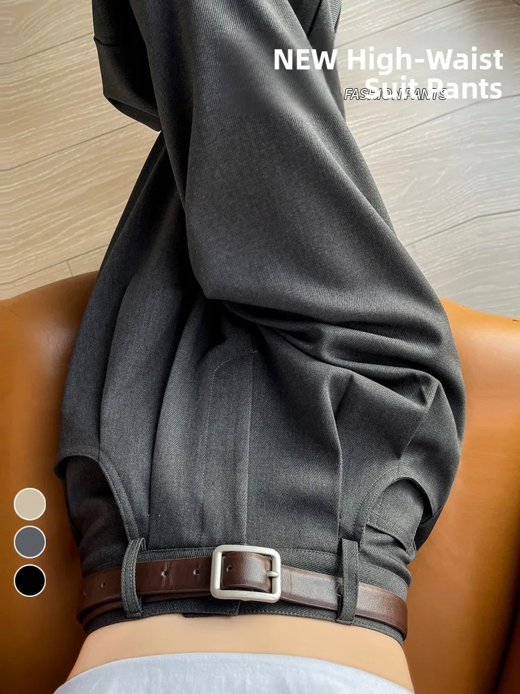 High Waist Straight Leg Wide Leg Pants Women's Summer New Style Slimming Commute Suit Pants Small Size Draping Floor-Length P...
High Waist Straight Leg Wide Leg Pants Women's Summer New Style Slimming Commute Suit Pants Small Size Draping Floor-Length P...