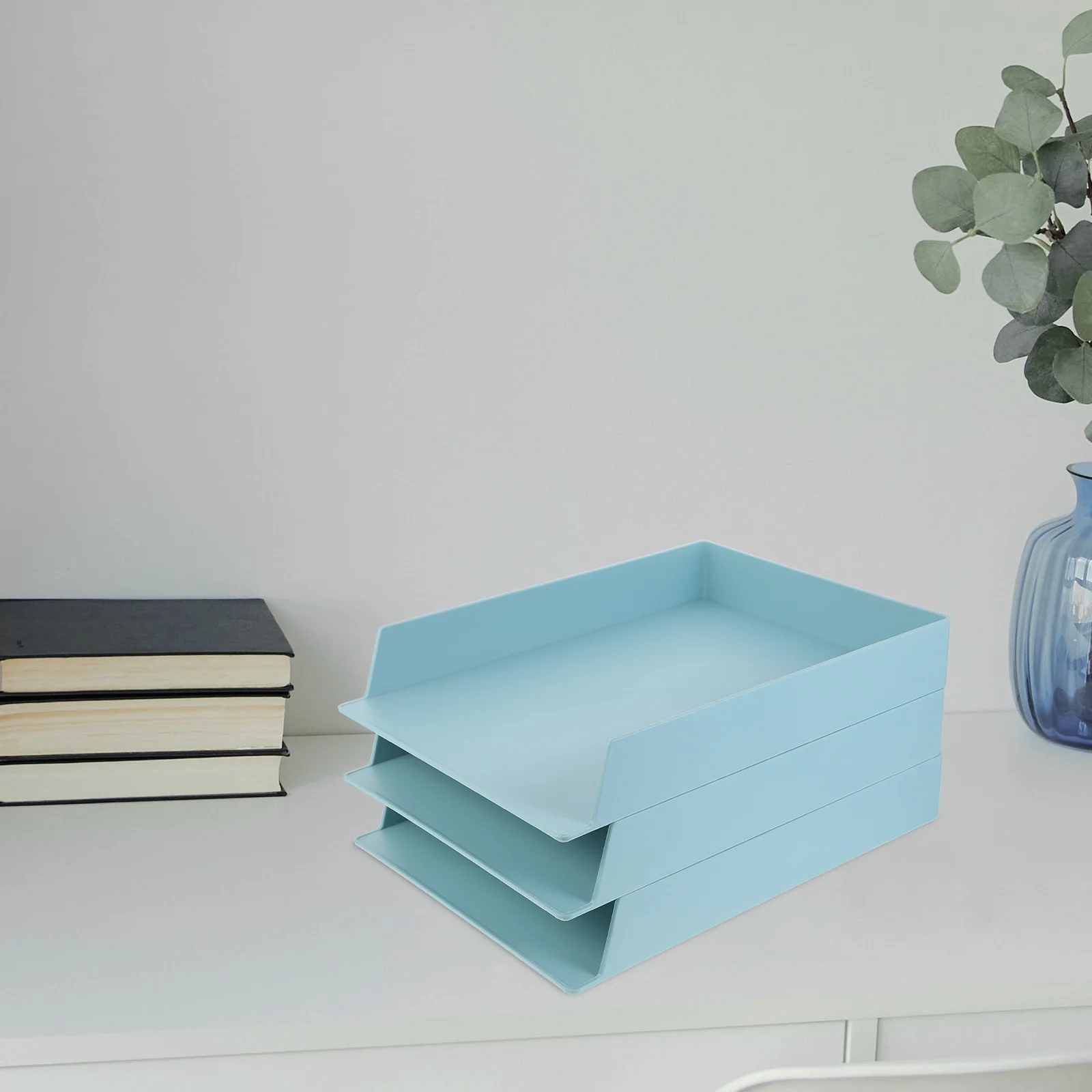 3pcs File Storage Box Desktop Organizer For Office Study Dorm Lightweight Stationery Container Plastic Magazine Holder Document
3pcs File Storage Box Desktop Organizer For Office Study Dorm Lightweight Stationery Container Plastic Magazine Holder Document