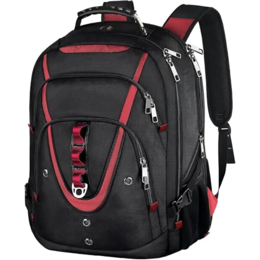 17.3 Laptop Backpack, Extra Large Travel laptop Backpack with Rain Cover, TSA Friendly Flight Approved with RFID Anti Theft Poc
17.3 Laptop Backpack, Extra Large Travel laptop Backpack with Rain Cover, TSA Friendly Flight Approved with RFID Anti Theft Poc