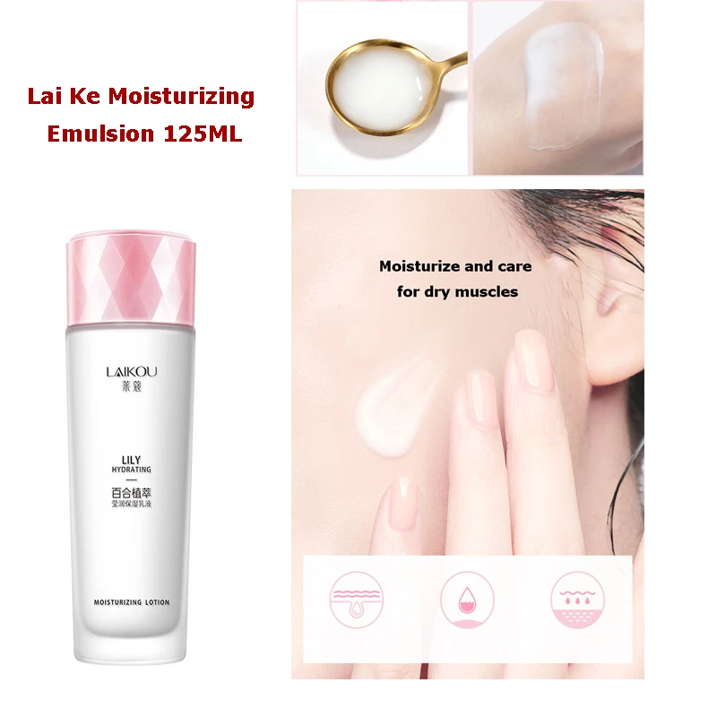 LAIKOU Refreshing Skin Care Products 125ml Brightening Shrink Pores Lily Face Lotion Moisturizing Hydrate Facial Essence
LAIKOU Refreshing Skin Care Products 125ml Brightening Shrink Pores Lily Face Lotion Moisturizing Hydrate Facial Essence