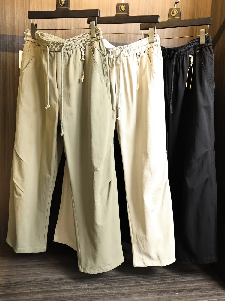 Spring Casual Pants Men's Straight Leg Tailored Fit Comfortable Loose Style American Retro Fashionable Cotton Leisure Trousers
Spring Casual Pants Men's Straight Leg Tailored Fit Comfortable Loose Style American Retro Fashionable Cotton Leisure Trousers