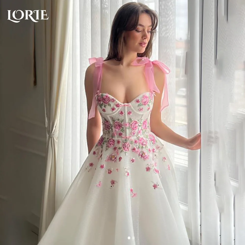 LORIE Pink Spring Princess Prom Gowns 3D Flowers A-Line Dubai Formal Evening Dresses Backless Ankle Length Celebrity Dress
LORIE Pink Spring Princess Prom Gowns 3D Flowers A-Line Dubai Formal Evening Dresses Backless Ankle Length Celebrity Dress