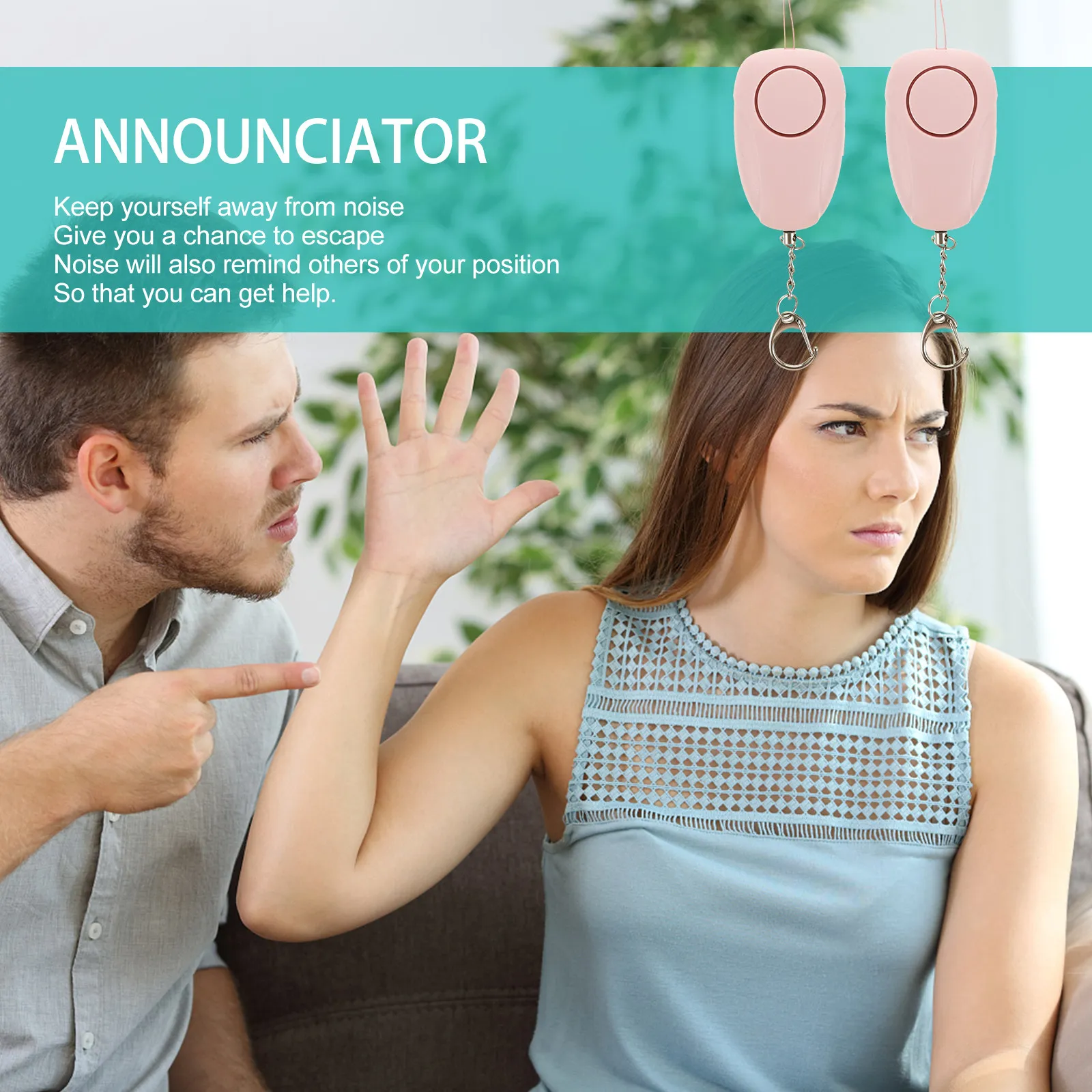 Emergency Personal Alarm 120Db Loud Noise Security Siren for Women Men with LED Device for Travel Outdoor
Emergency Personal Alarm 120Db Loud Noise Security Siren for Women Men with LED Device for Travel Outdoor