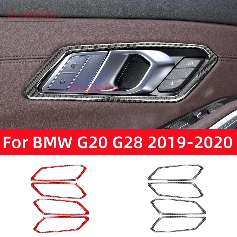 Для BMW 3 серии G20 G28 2019-2020 аксессуары из углеродного волокна интерьер автомобиля интерьер дверная ручка отделка крышка рамка Декор наклейки
Для BMW 3 серии G20 G28 2019-2020 аксессуары из углеродного волокна интерьер автомобиля интерьер дверная ручка отделка крышка рамка Декор наклейки