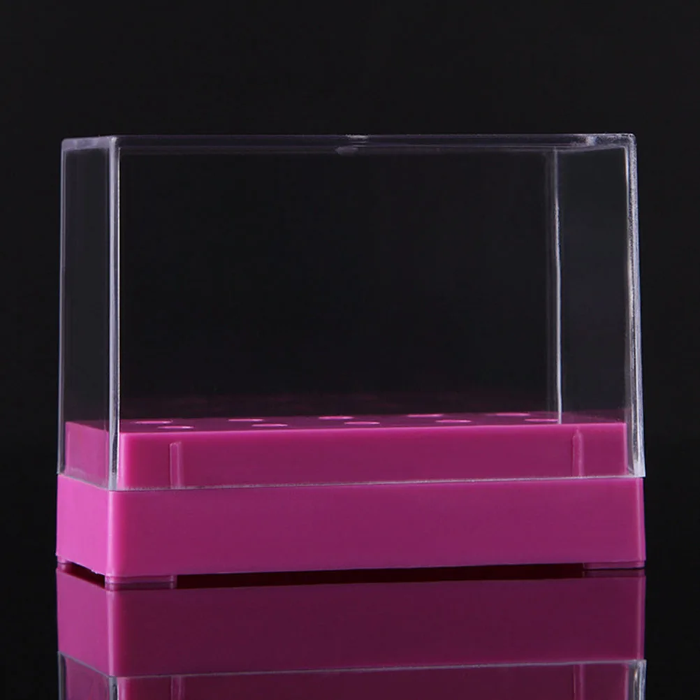 Plastic Nail Drill Bits ganizer Manicure Grinding Heads Box Storage Container for Polishing Tools Desktop Cleaner 
Plastic Nail Drill Bits ganizer Manicure Grinding Heads Box Storage Container for Polishing Tools Desktop Cleaner