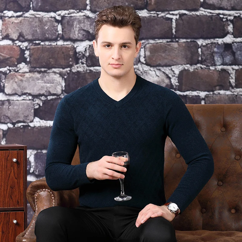 sweater men's 2023 high-end business new winter V-Neck Sweater Pullover solid color knitted top
sweater men's 2023 high-end business new winter V-Neck Sweater Pullover solid color knitted top