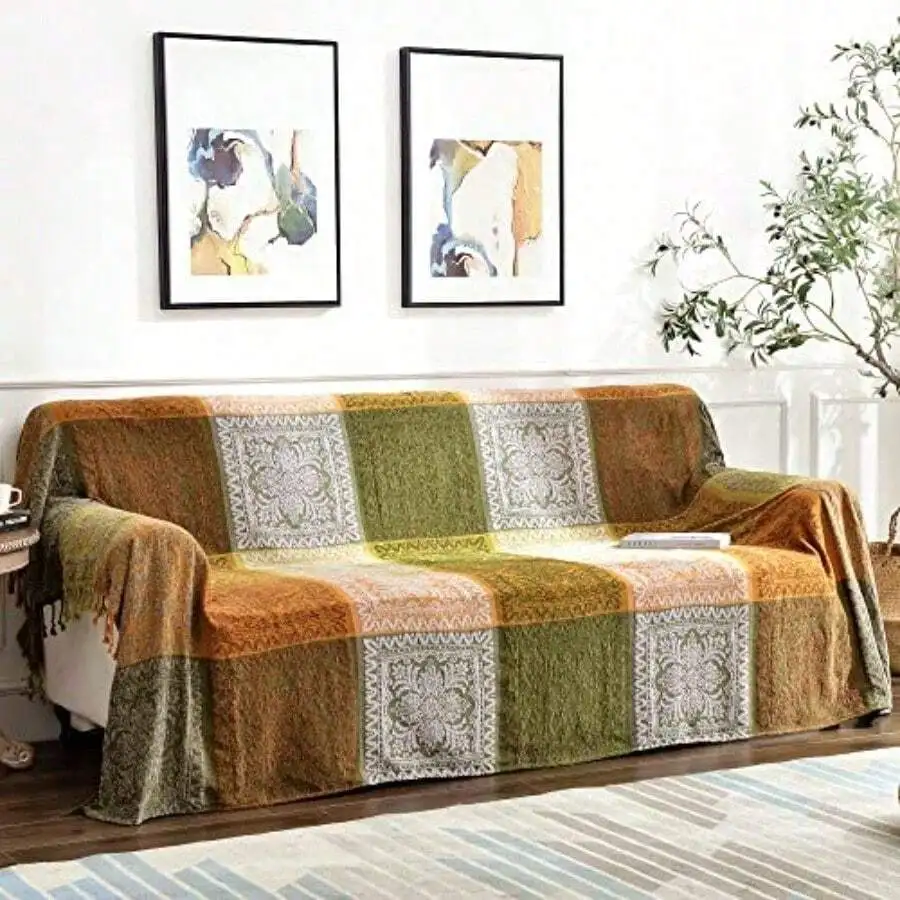 Boho Chenille Throw Blanket With Tassels Patchwork Design For Sofa Bed Chair Decor
Boho Chenille Throw Blanket With Tassels Patchwork Design For Sofa Bed Chair Decor