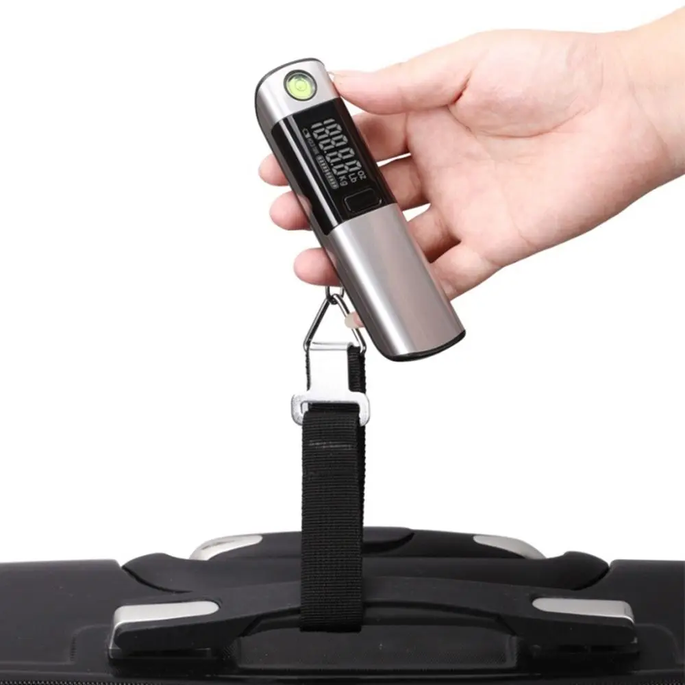 Портативные ручные весы 50 кг/110 фунтов, высокоточные с рулеткой, электронные весы с ЖК-дисплеем, цифровой вес для багажа для дома 
Портативные ручные весы 50 кг/110 фунтов, высокоточные с рулеткой, электронные весы с ЖК-дисплеем, цифровой вес для багажа для дома