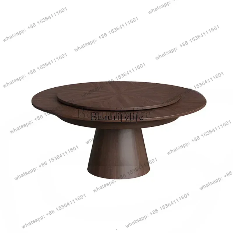 55Deformation round Table Antique Style Solid Wood Rotating Retractable Dining Table French Retro FoldingLX
55Deformation round Table Antique Style Solid Wood Rotating Retractable Dining Table French Retro FoldingLX