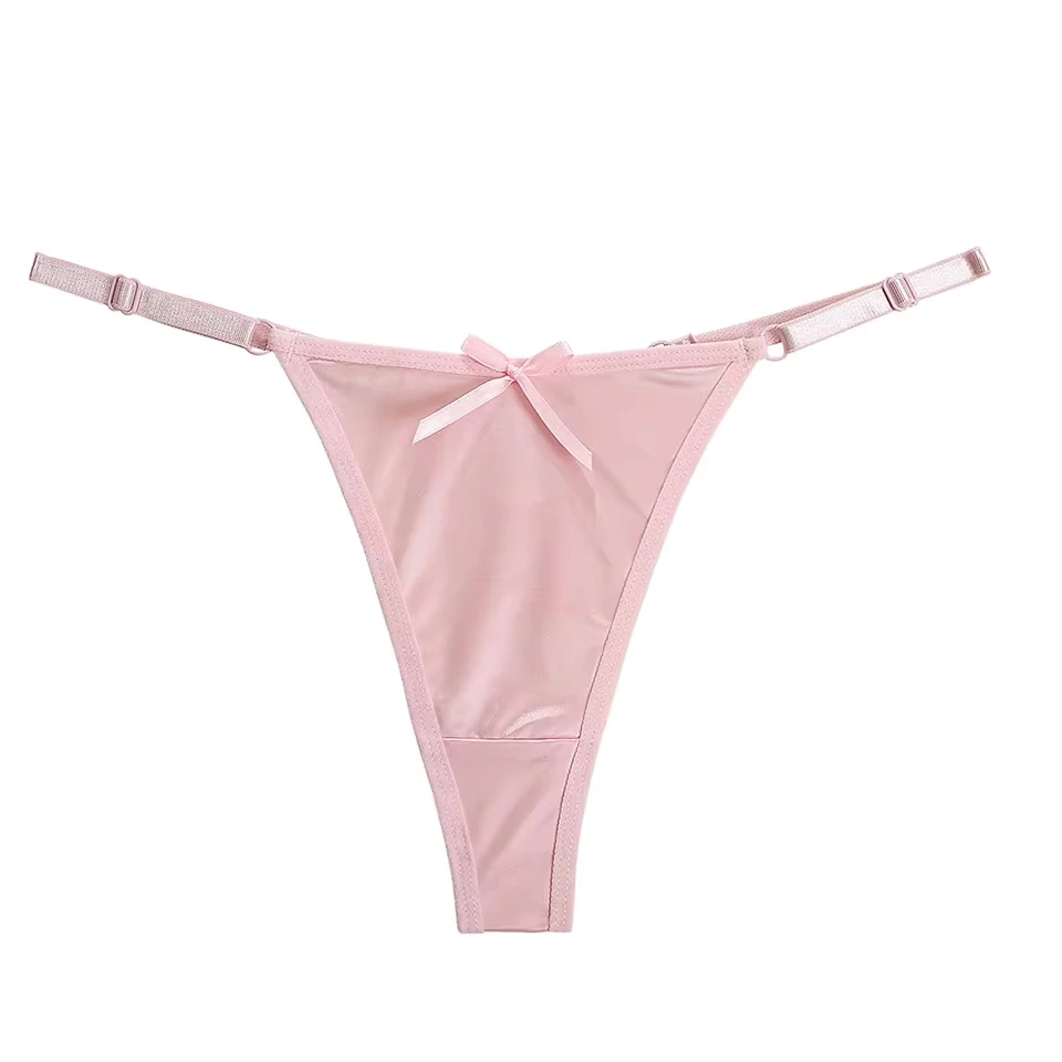 Tempting Thong Sexy Satin Adjustable Girls G-Strings Pants Comfort Low Rise Bow Briefs Underwear Seamless Thong Women's Panties
Tempting Thong Sexy Satin Adjustable Girls G-Strings Pants Comfort Low Rise Bow Briefs Underwear Seamless Thong Women's Panties