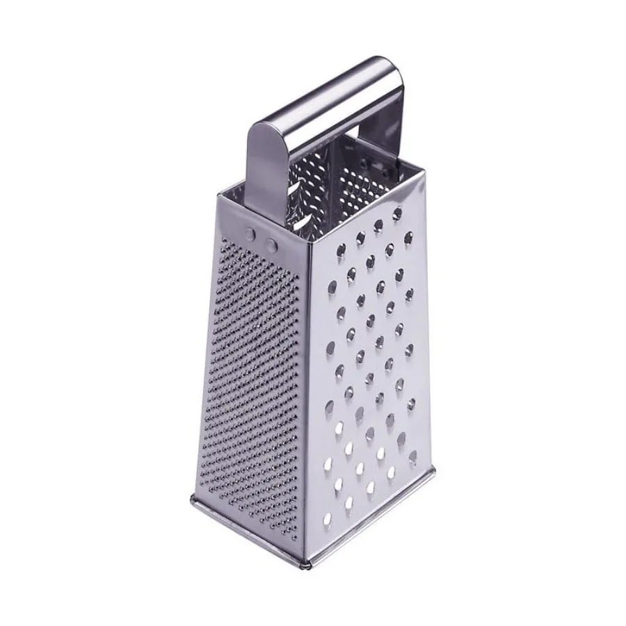 Grater 4 Sided 9-3/8" Stainless Steel
Grater 4 Sided 9-3/8" Stainless Steel