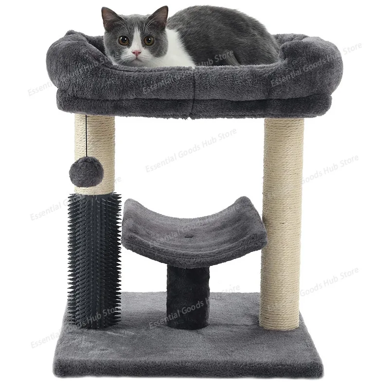 All-in-One Cat Tree Tower with Scratching Post and Condo - Multi-Level Indoor Cat Playground Jumping Platform Scratching Column
All-in-One Cat Tree Tower with Scratching Post and Condo - Multi-Level Indoor Cat Playground Jumping Platform Scratching Column