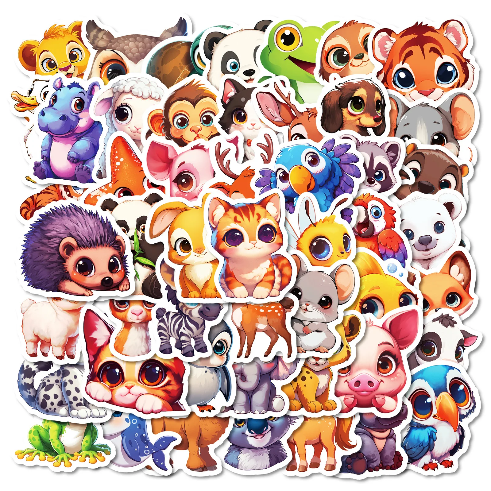 50Pcs Cartoon Style All Kinds Of Cute Animal Series Graffiti Stickers Suitable For Helmet Desktop Wall Decoration DIY Stickers
50Pcs Cartoon Style All Kinds Of Cute Animal Series Graffiti Stickers Suitable For Helmet Desktop Wall Decoration DIY Stickers