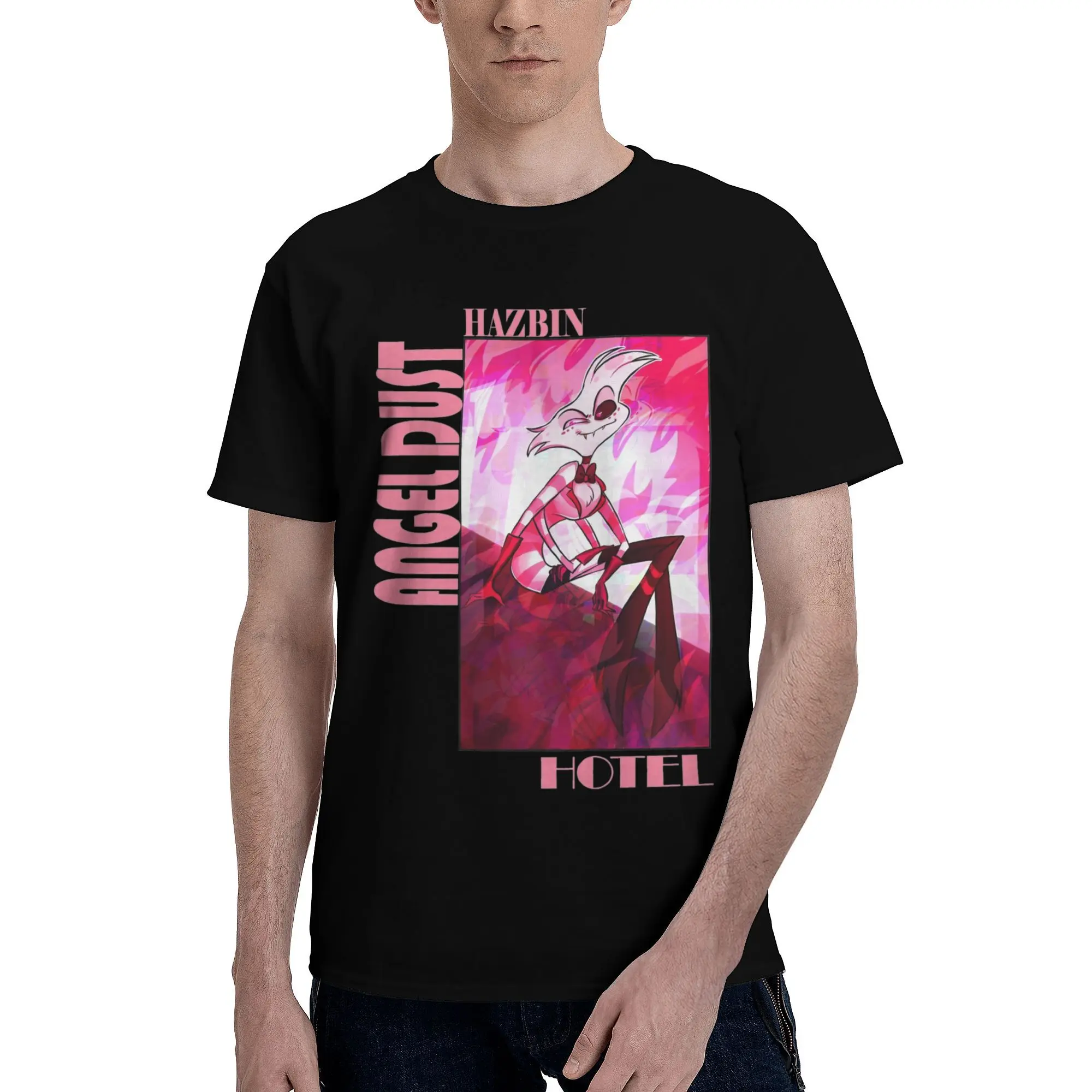 Hazbins Hoteled Angel Dusts Graphic T Shirts for Men Women Pure Cotton Tee Shirt Clothing KT001
Hazbins Hoteled Angel Dusts Graphic T Shirts for Men Women Pure Cotton Tee Shirt Clothing KT001