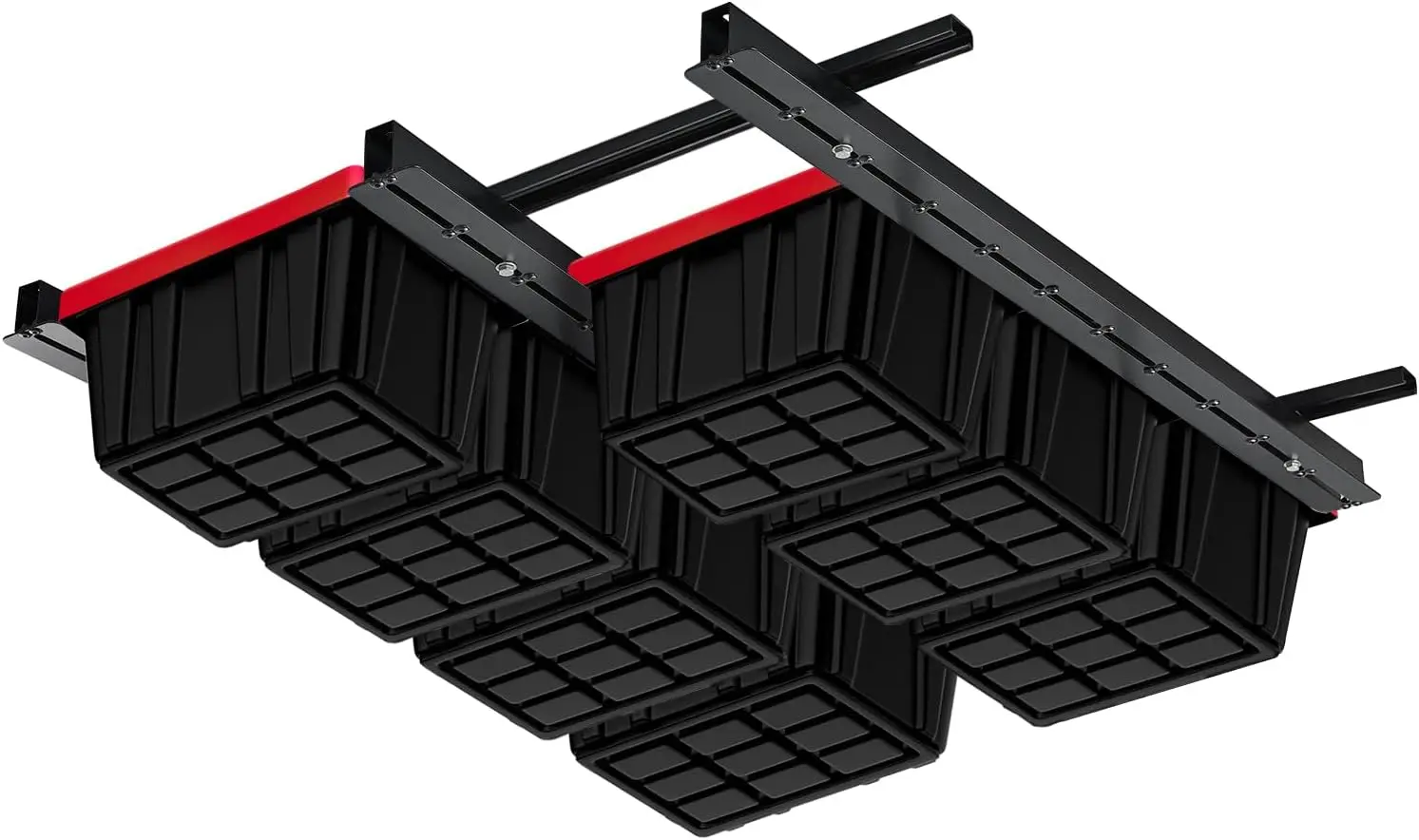 Overhead Garage Storage Racks, Adjustable Ceiling Rack, Heavy Duty Hanging Organizer for Bins, 48x48
Overhead Garage Storage Racks, Adjustable Ceiling Rack, Heavy Duty Hanging Organizer for Bins, 48x48