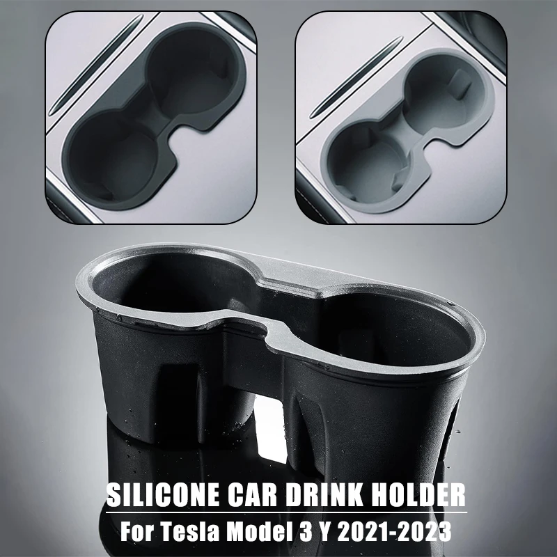 Silicone Car Drink Holder For Tesla Model 3 Y 2021-2023 Waterproof Non-slip Car Cup Holder Double Hole Tesla Model Accessories
Silicone Car Drink Holder For Tesla Model 3 Y 2021-2023 Waterproof Non-slip Car Cup Holder Double Hole Tesla Model Accessories